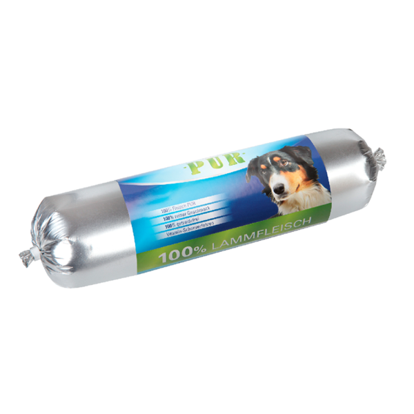 Hundewurst Fleisch ARAS PUR Lamm (800g)