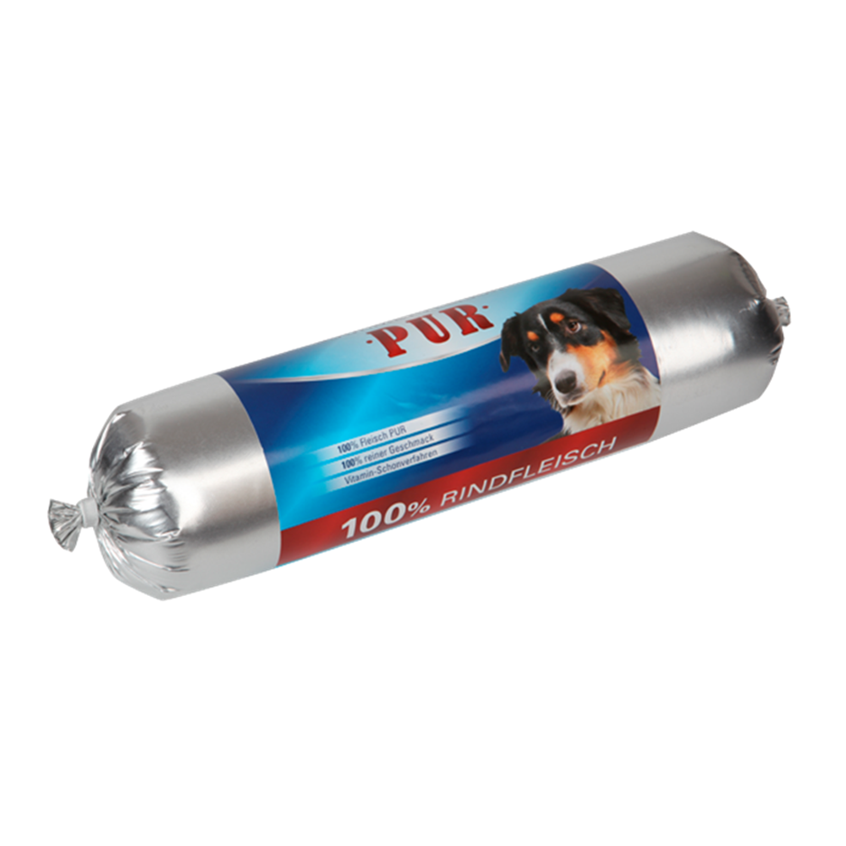 Hundewurst Fleisch ARAS PUR Rind (800g)