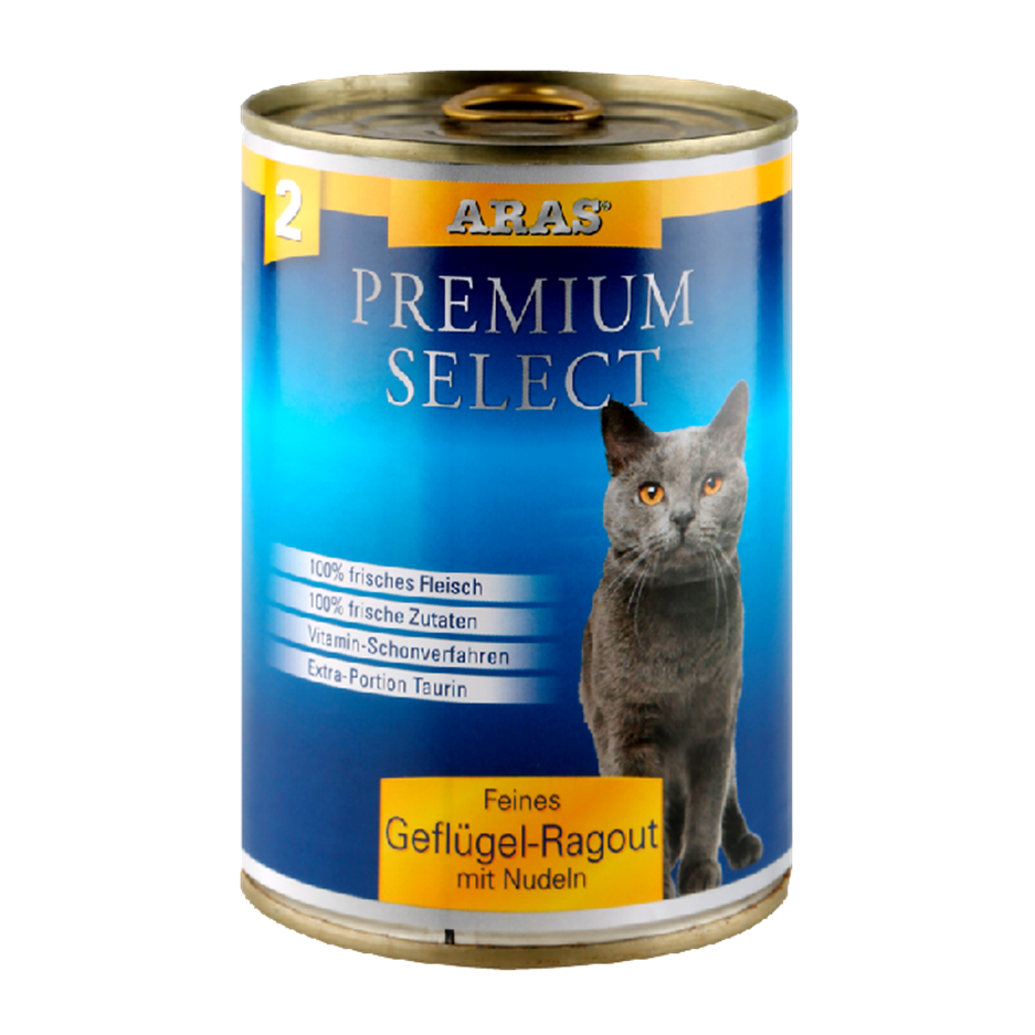 Nassfutter Katze Premium Select: Geflügel / Nudeln