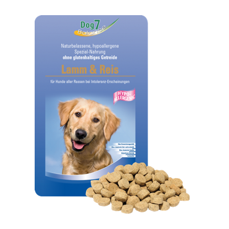 Trockenfutter Hypo Allergenic Hund: Lamm / Reis - glutenfrei